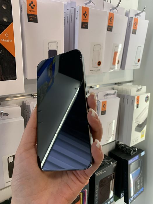 iPhone 15 Pro 128Gb black titanium - АКБ 90%, стан 5. Фізична сім