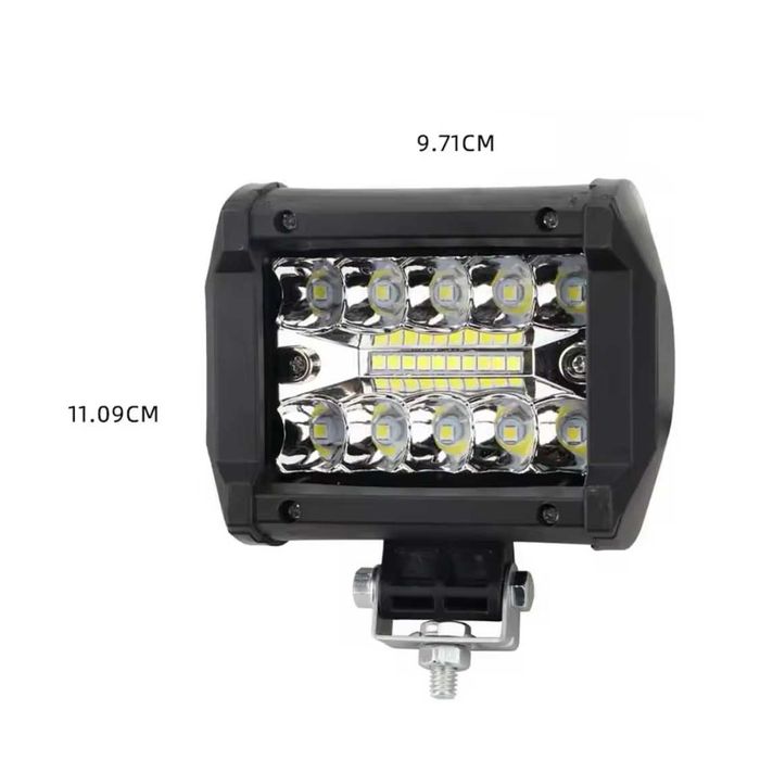 Faróis Auxiliares LED Offroad 20W - Par Spot Quadrados IP67