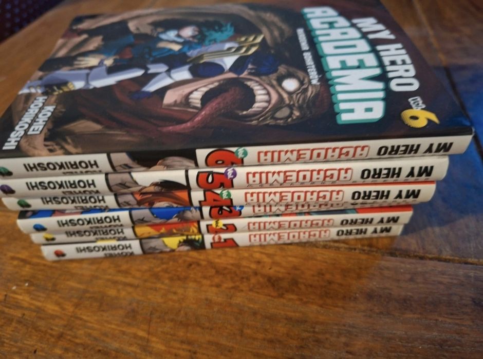 Manga My Hero akademia tomy 1-6