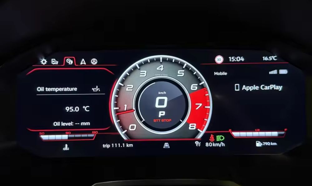 Octavia a5 fl віртуальна приборка