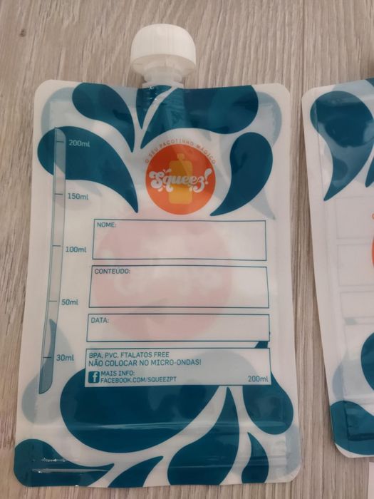 Pack 4 Pacotes reutilizáveis Squeez!
