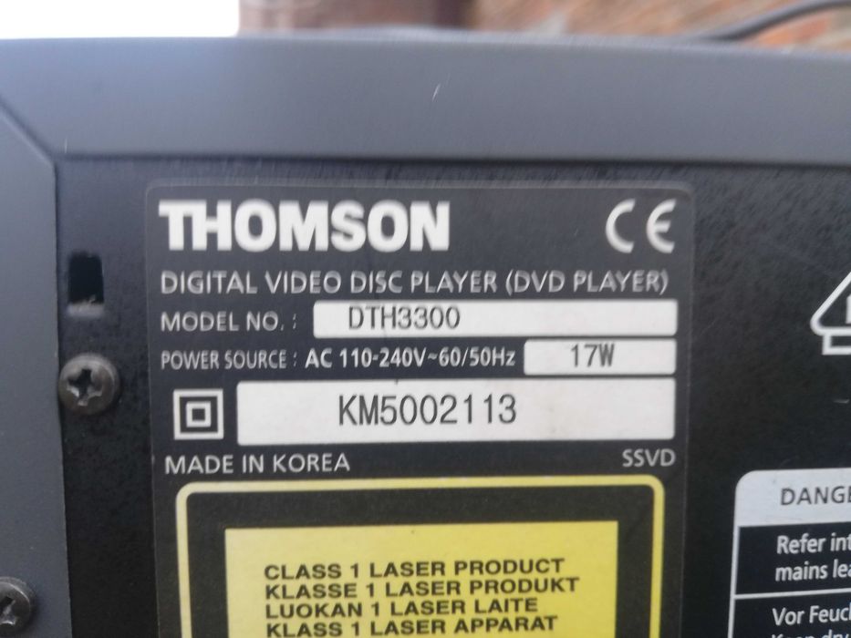 Odtwarzacze DVD Thomson
