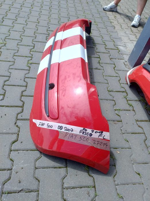 Zderzak tył Fiat 500 przed liftem