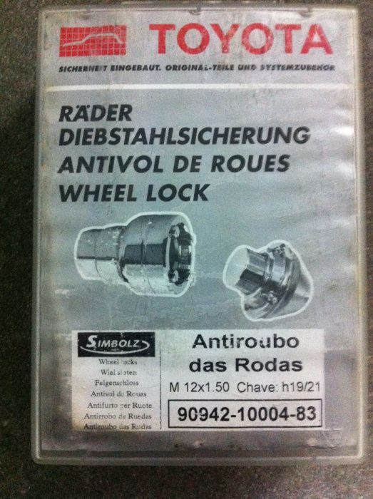 Estojo Anti-roubo jante Toyota