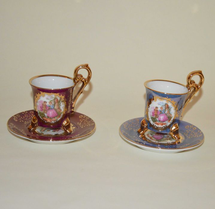 Conjunto de 2 chávenas de café