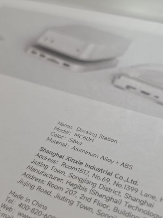 Hub USB-C Hagibis com Suporte para SSD M.2 –  Mac Mini M4/M4 Pro