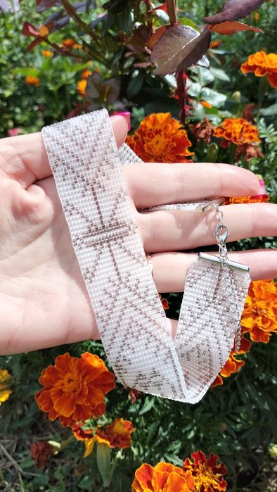 Чокер з бісеру 'Сумщина"