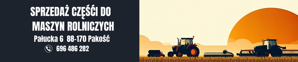 ✅ JAN-ROL CZĘŚĆI DO MASZYN ROLNICZYCH - SZYBKA WYSYŁKA ✅ top banner