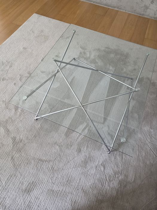 Mesa de centro em vidro temperado