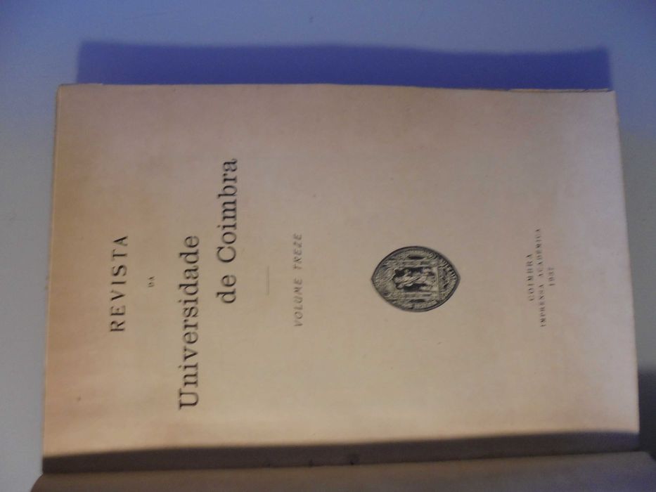 Vários;Revista da Universidade de Coimbra,1937