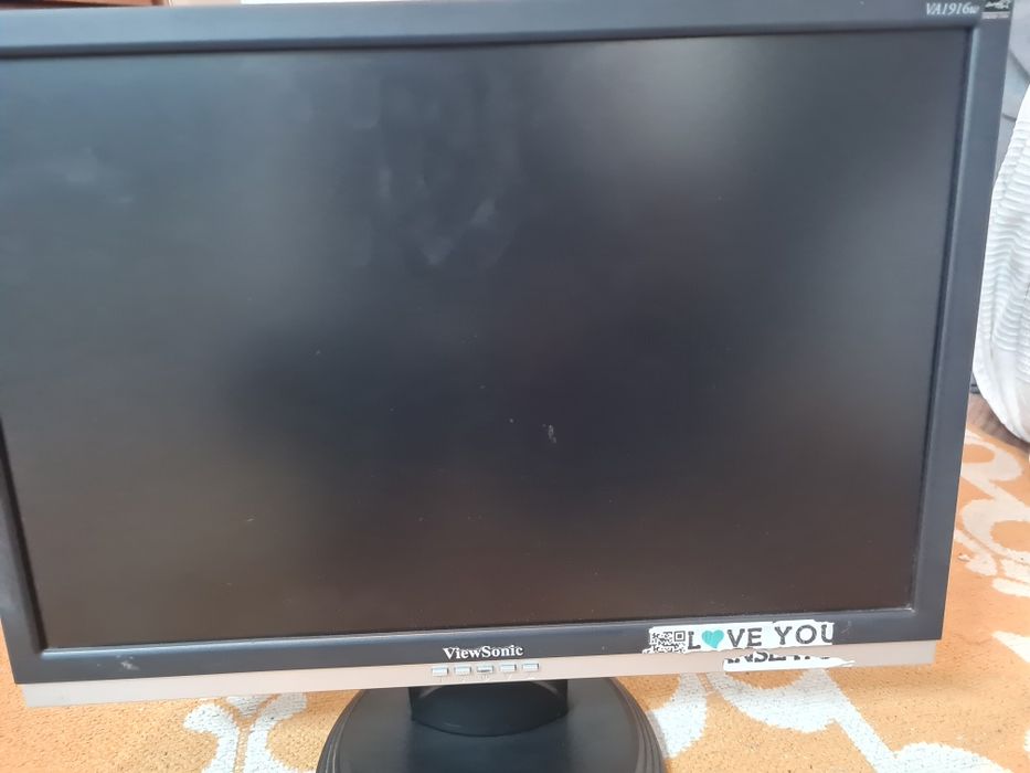 Monitor ViewSonic VA1916w 19" 1440×900 — VGA