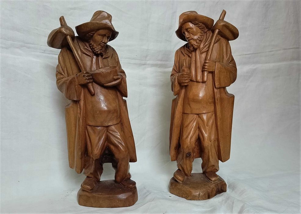 Figuras Mendigo Madeira
