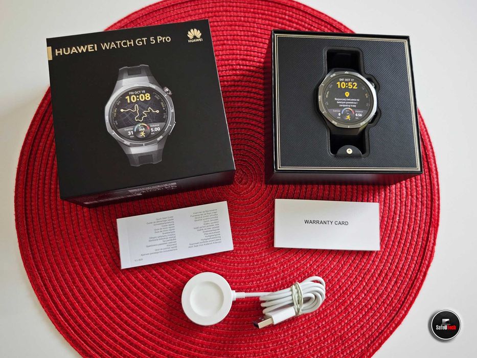 PIĘKNY Smartwatch Huawei Watch GT5 Pro Active 46mm ACTIVE Szafir GW. KPL.