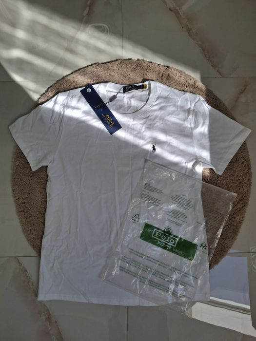 Biała koszulka ralph polo xxl