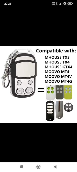 Comando para portão