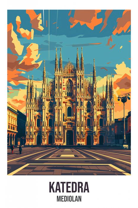 Plakat 61x91,5cm Katedra