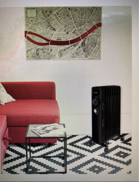 Black heater Becken
