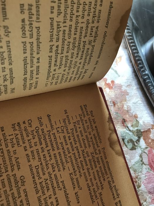 Pamiętnik lekarza opowieść El Hakim wydana w 1947 z dedykacją z 1948