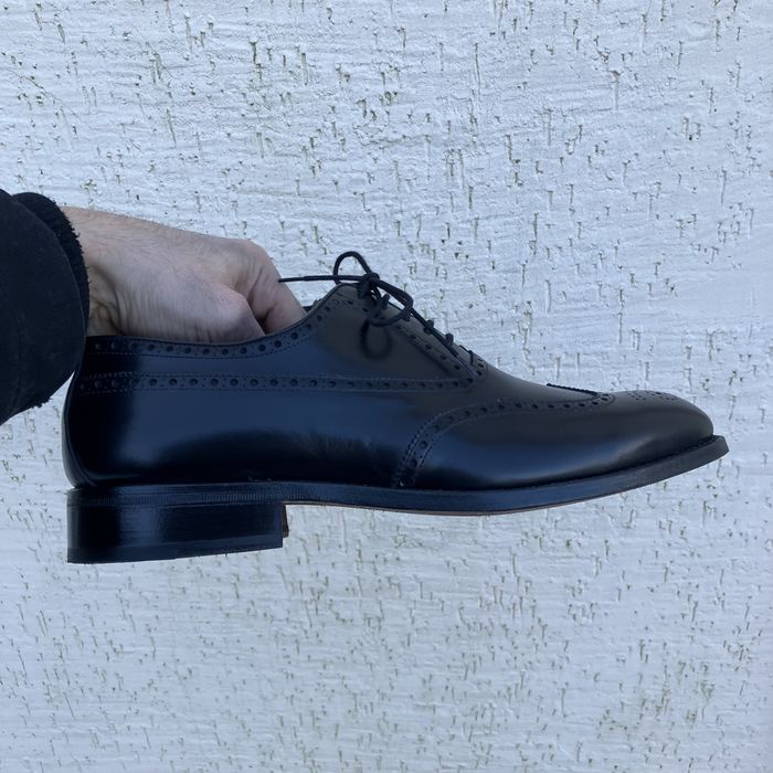 Мужские класические туфли оксфорды броги, р43-43,5, Англия