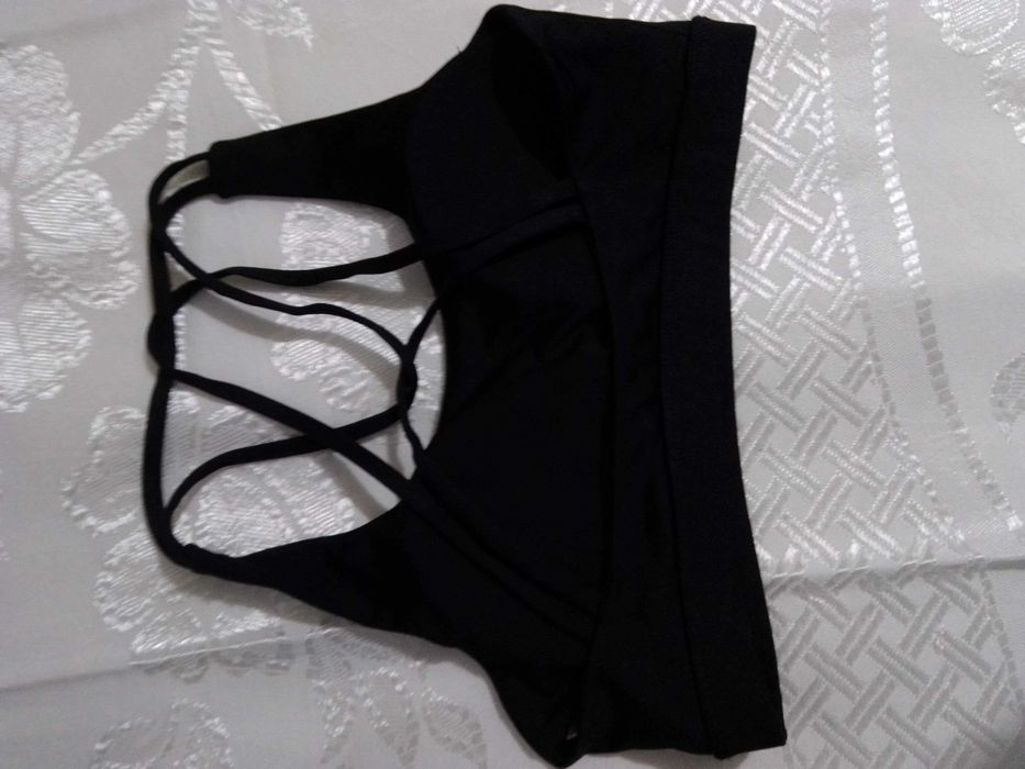 Top ginástica preto