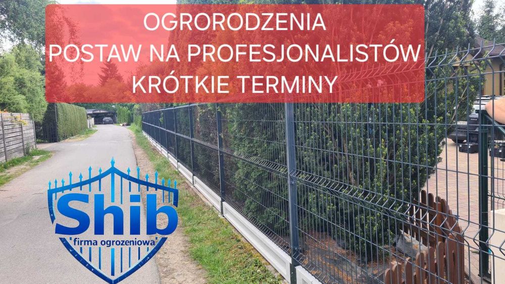 Ogrodzenie panelowe 150 cm z montażem/Terminy od zaraz/MONTAŻ Bram/Furtek/płotów