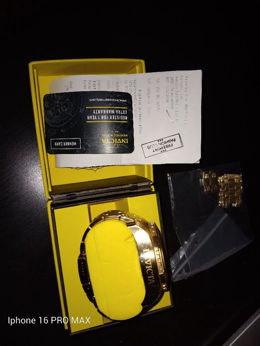 Relogio invicta com talão fiscal  NOVO NA CAIXA original