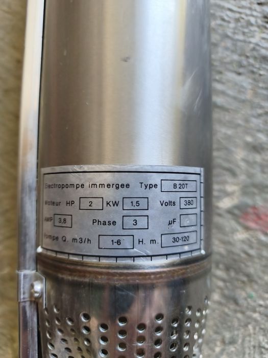 Bomba de água para furo