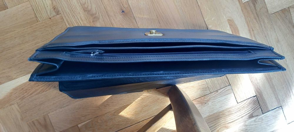 Aktówka z naturalnej skóry