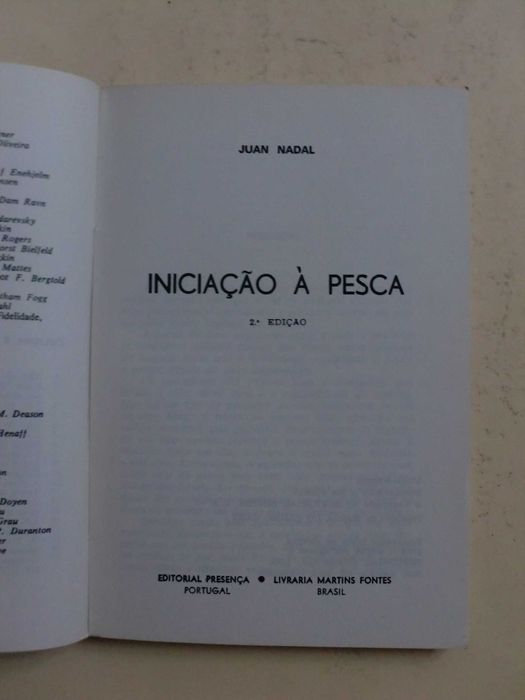 Iniciação à Pesca
de Juan Nadal
