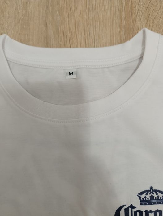 T-shirt M Piwo Corona Biały