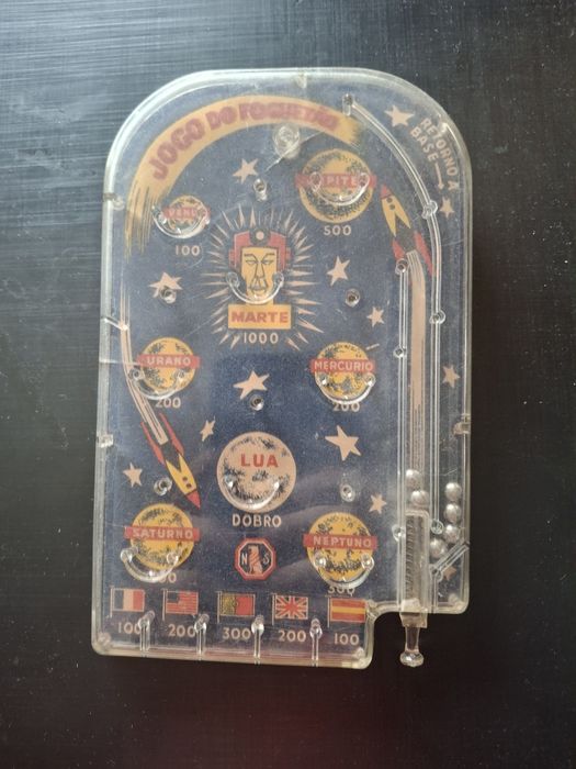Brinquedo especial antigo português flippers anos 60 70