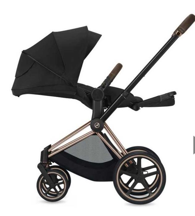 преміальна коляска Cybex Prime Platinum колір "khaki green"