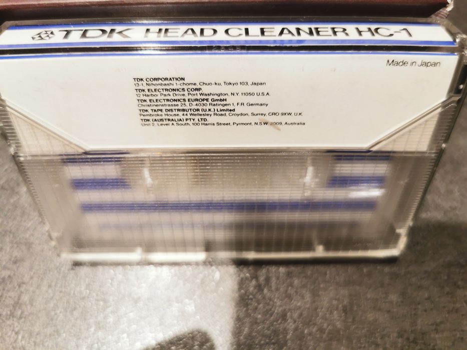 Kaseta czyszczącą TDK HC-1