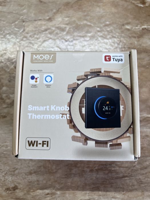 Wi-Fi терморегулятор/термостат електричної/водяної теплої підлоги Moes