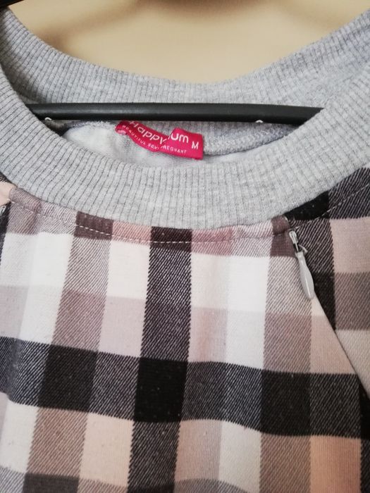 Bluza tunika dresówka do karmienia HappyMum M