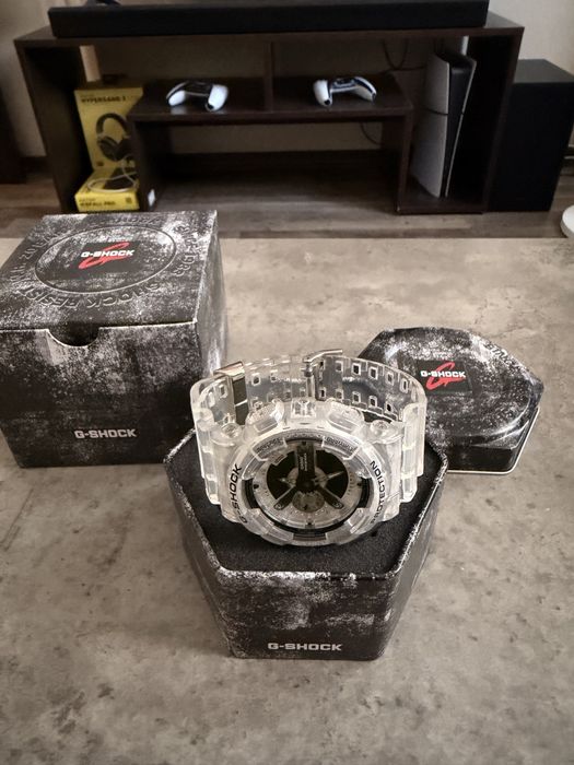Casio G-Shock GA-114RX-7A Clear Remix 40th Anniversary — оригинал, полный комплект, гарантия