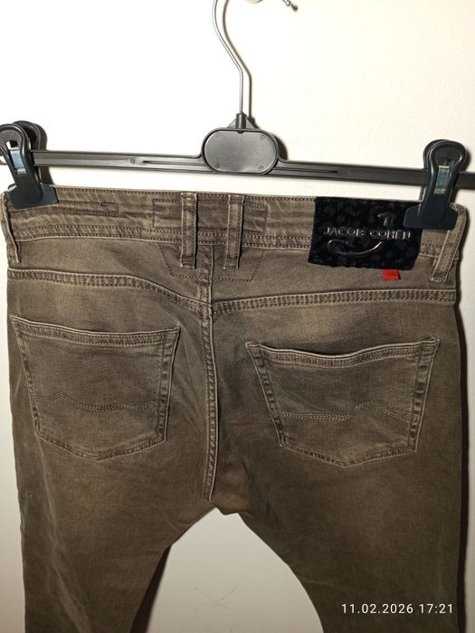 Jacobs Cohen nowe oryginalne slim stretch luksusowe jeansy męskie