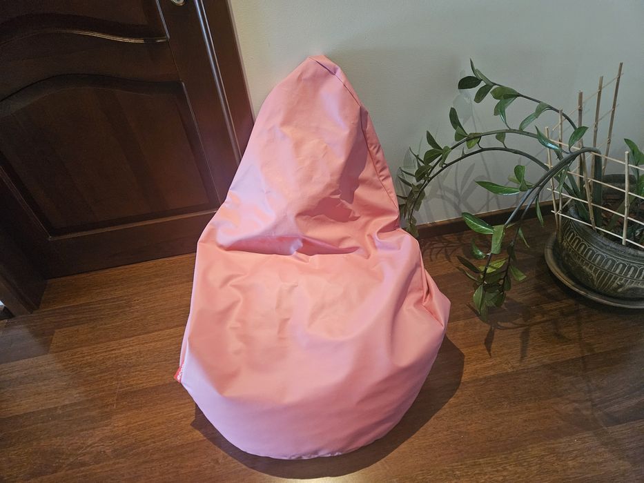 Duża różowa pufa ecopuf XXL