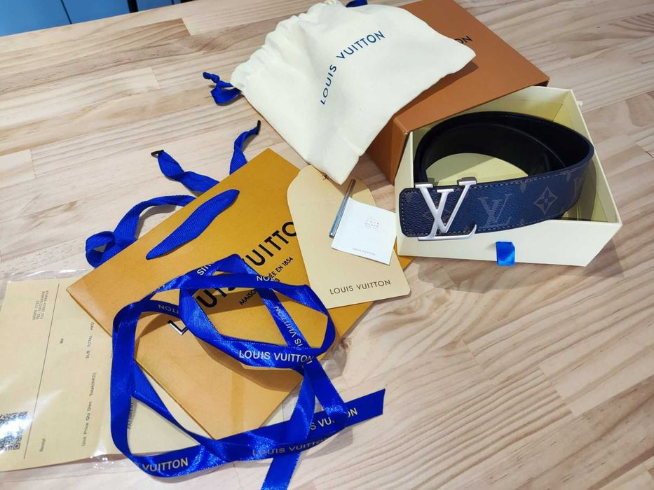 Pasek firmowy męski, damski, skóra Louis Vuitton od reki 94.28