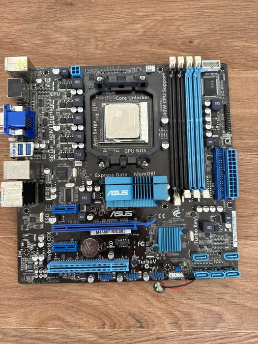 Материнська плата Asus M4A88T-M/USB3 (sAM3 Процесор Phenom II X4 955