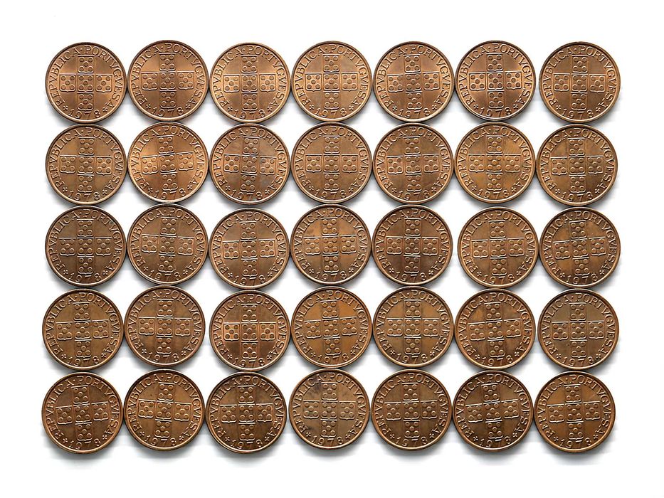 Lote de 35 Moedas 50 Centavos 1978