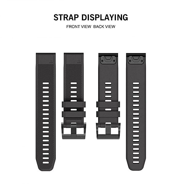Pasek Smooth do Garmin Fenix 3 / 5X / 3HR / 5X PLUS / 6X / 6X Pro / 7X