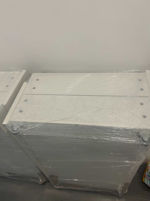 Caixas arrumação MALM Cama - 4 unidades - cor branca