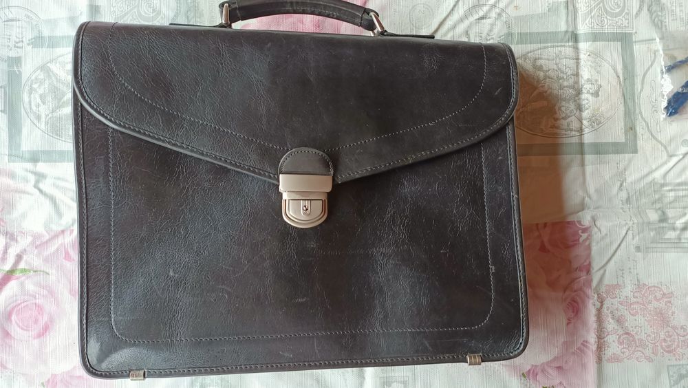 Teczka aktówka męska skórzana