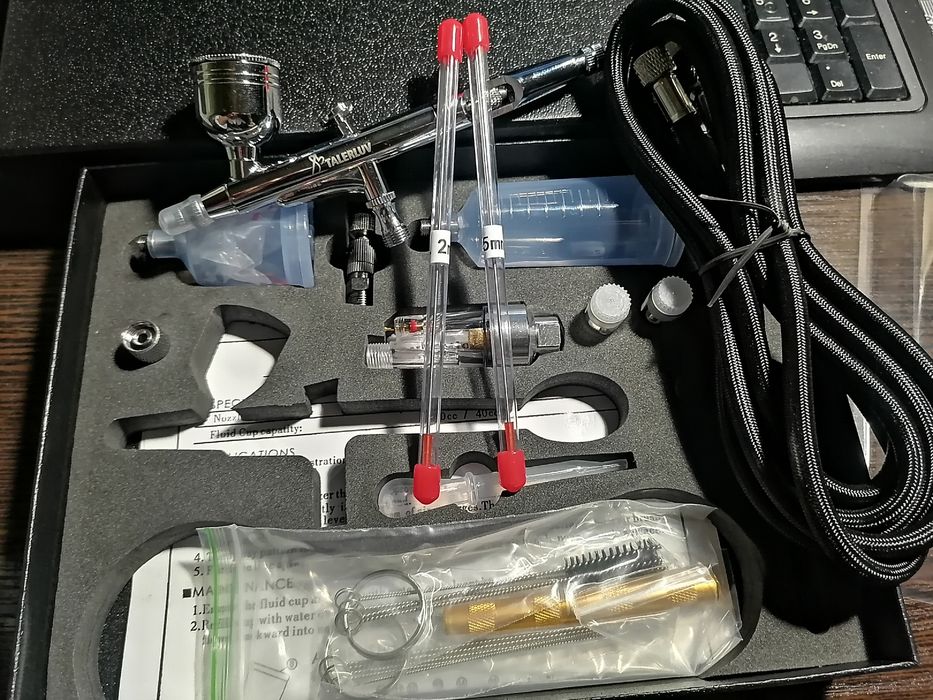 Аерограф професійний металевий аэрограф комплект покраски авто