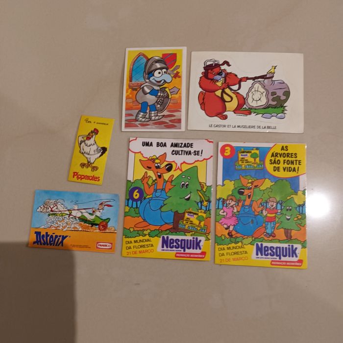 Cromos e autocolantes preço meramente ilustrativo