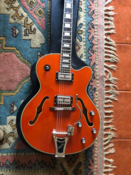 Epiphone Emperor Swingster Orange Sunrise (redução de 100 euros)
