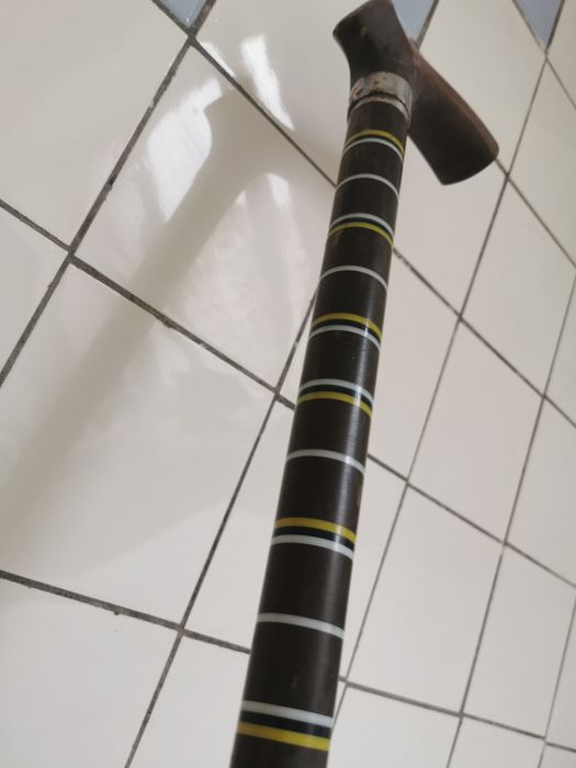 Крепкая мужская трость. Эбонит, 86см