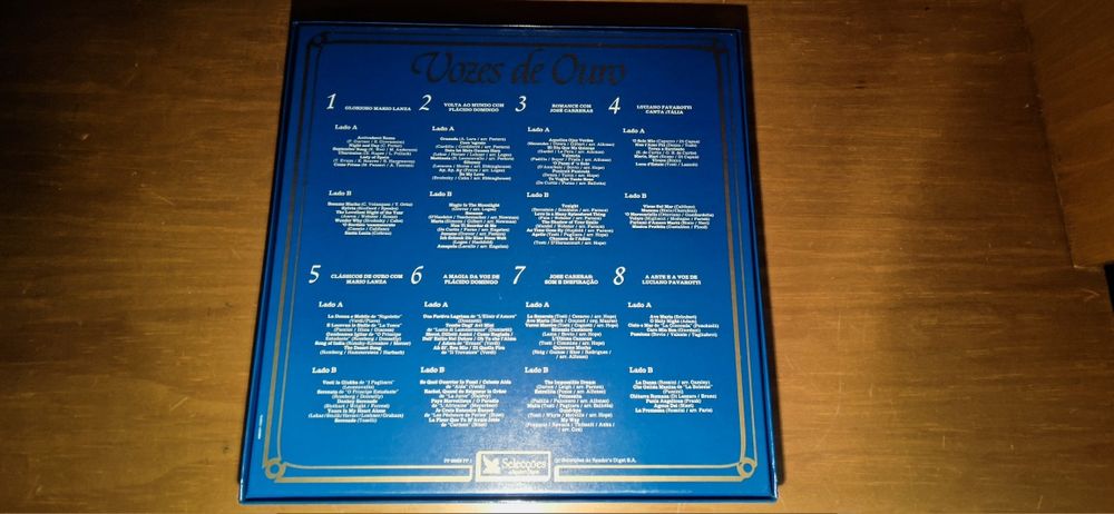 Vozes de Ouro Caixa 8 Discos Vinil