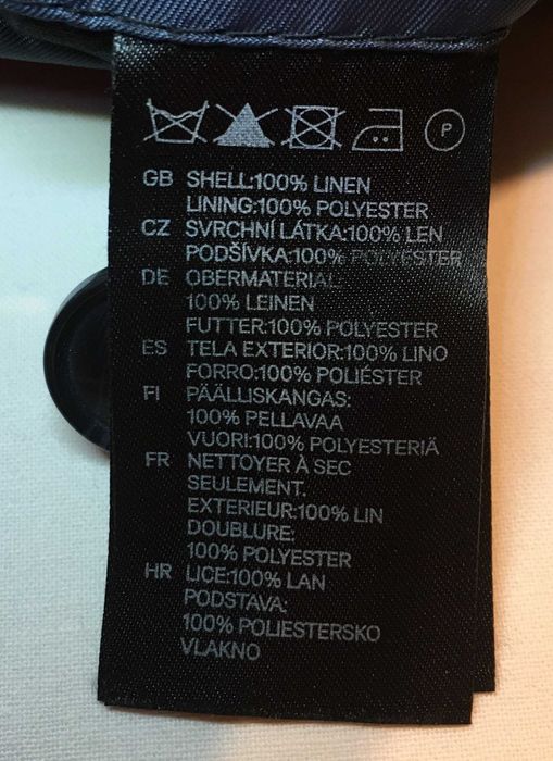 Піджак лляний приталений H&M розмір 48/М на зріст 175 см